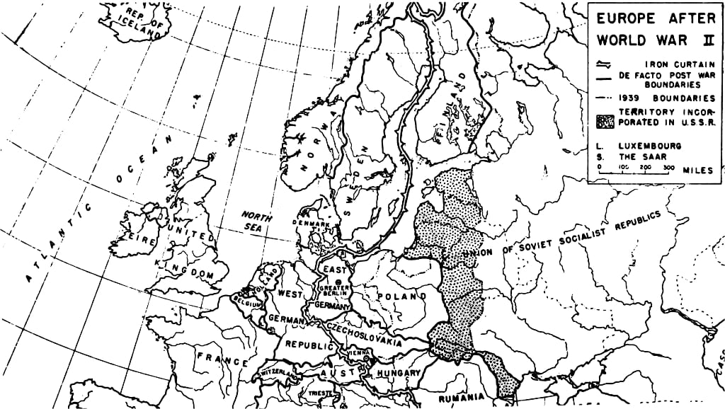 Figure 4: Europe after World War II